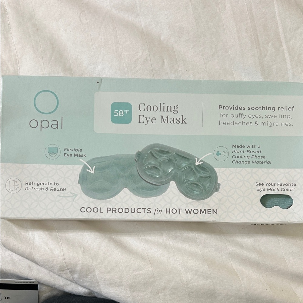 Opal Cooling Eye Mask - Green